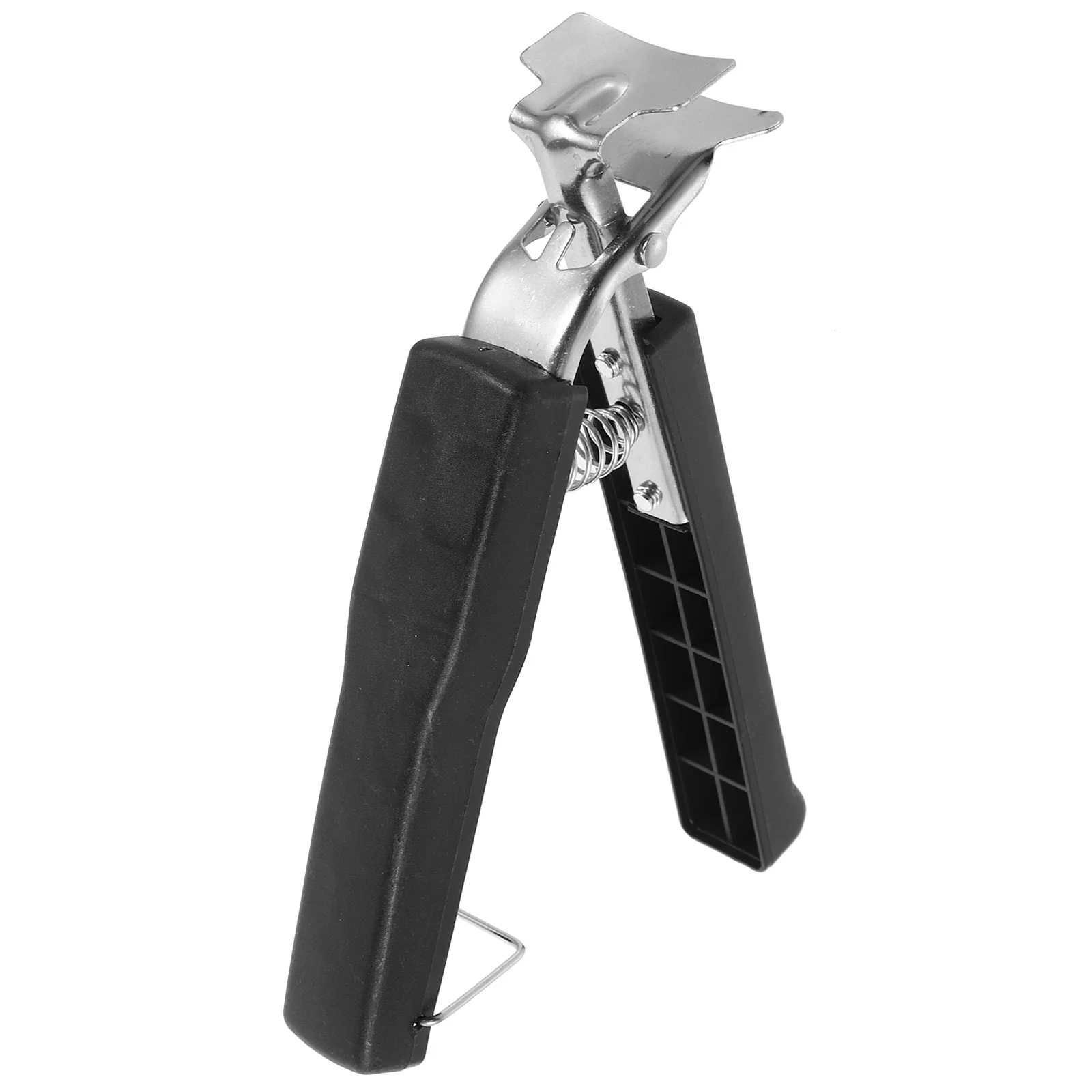 

Kitchen Bowl Gripper Clip Portable Stainless Steel ABS Spring Handle Safety Lock for Plates Bowls Pots Pans Easy Clean