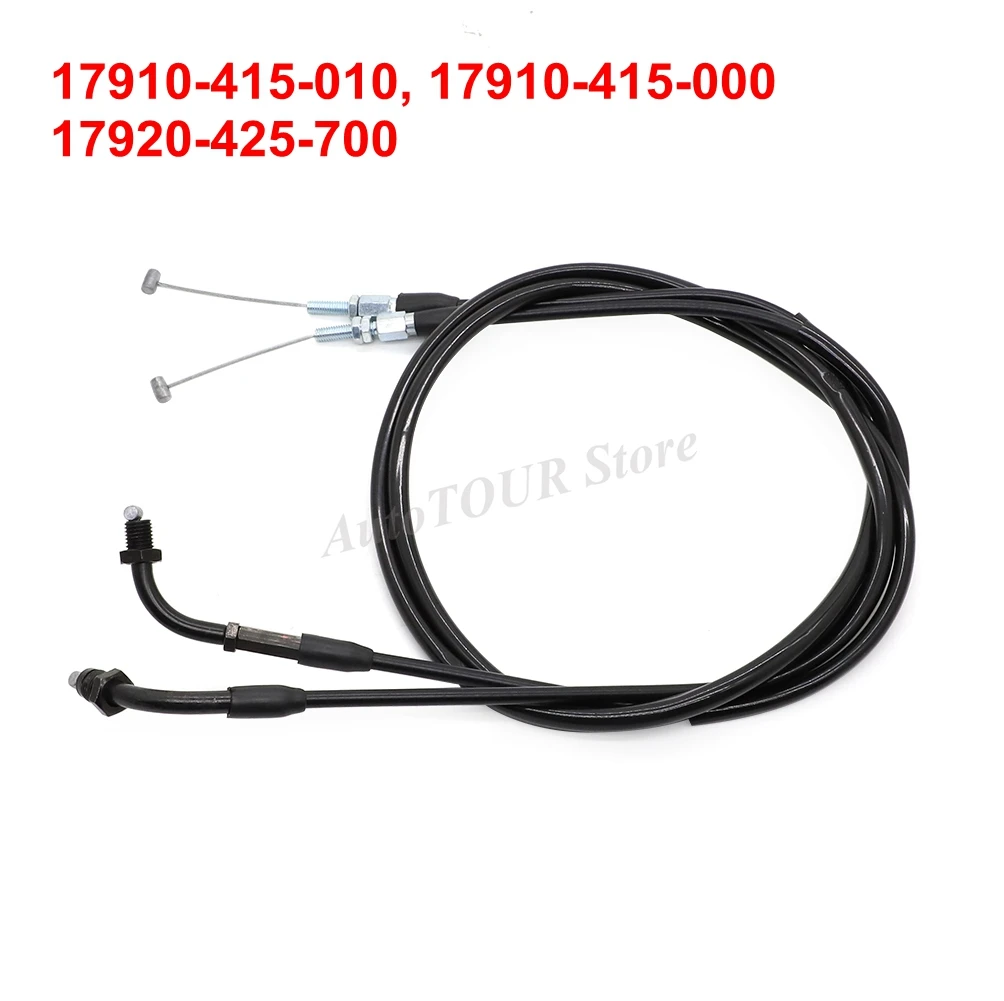 Cable de acelerador para Honda CX500 CB400 CM400 CB450 CB450SC Nighthawk CM450 CX500C CX500D Reemplaza 17910-415-010 y 17910-415-000