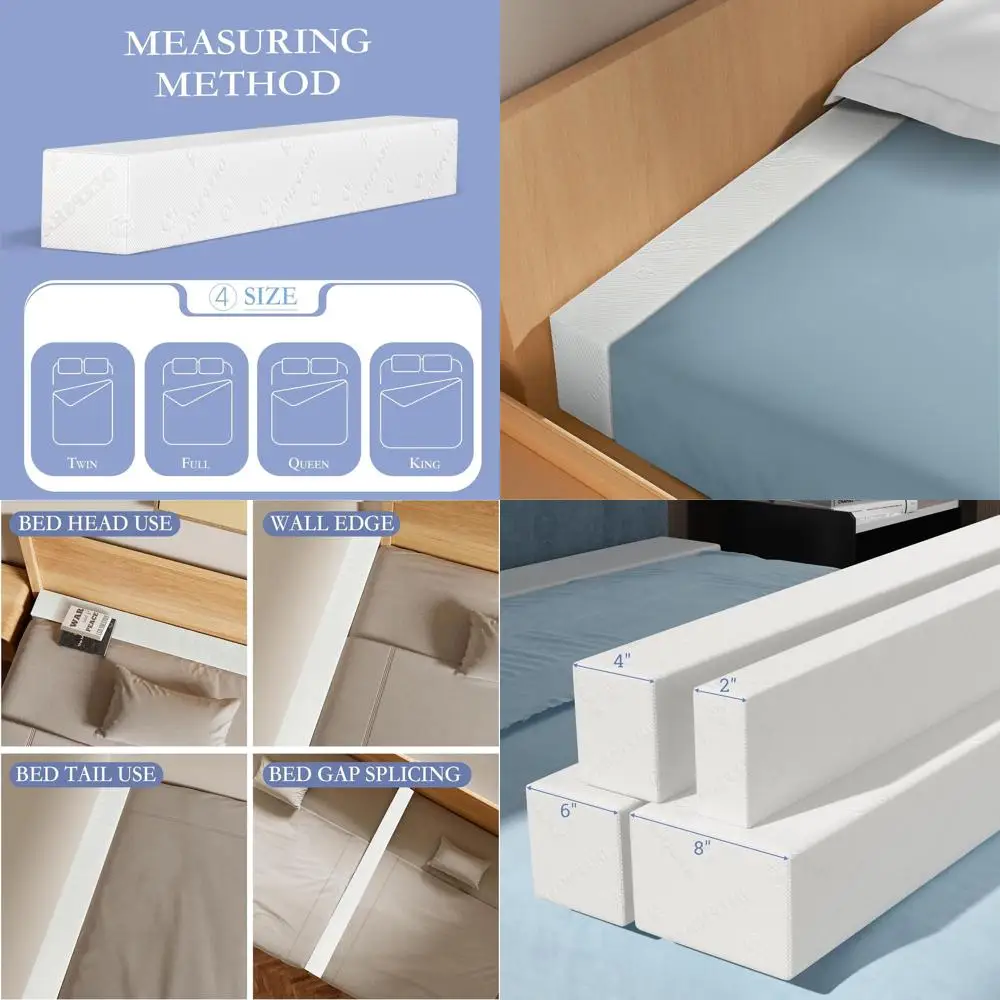 

King Size Mattress Gap Filler, 78 x 4 x 8, for Bed Seams and Cracks