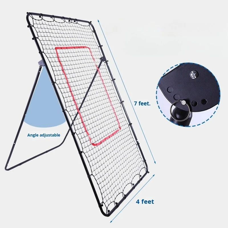 Multifunctional Football Passing Training Rebound Net Durable Material Ideal For Training And Practice Heavy Use