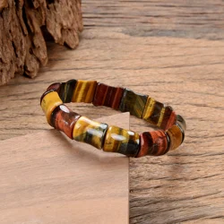 Quality Natural Tiger Eye Stone Bracelets For Women Men Natural Stone Beads Handmade Yoga Bangles Casual Jewelry Gift 2022 New