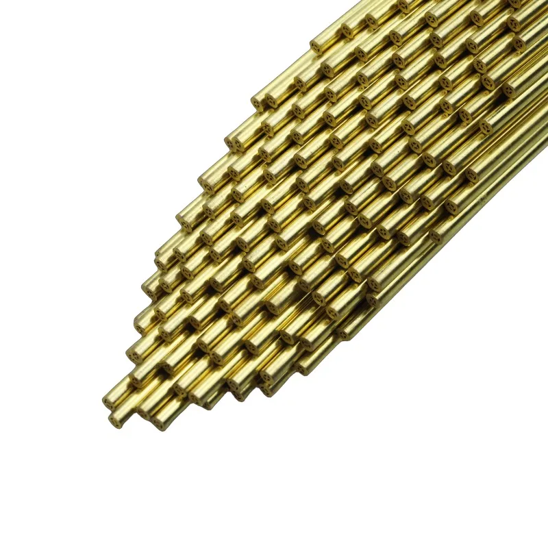 Multi Hole Brass Copper Tube For Edm Drilling Machine Wire Cutting Accessories Slow Running Electrode Consumables Piercing