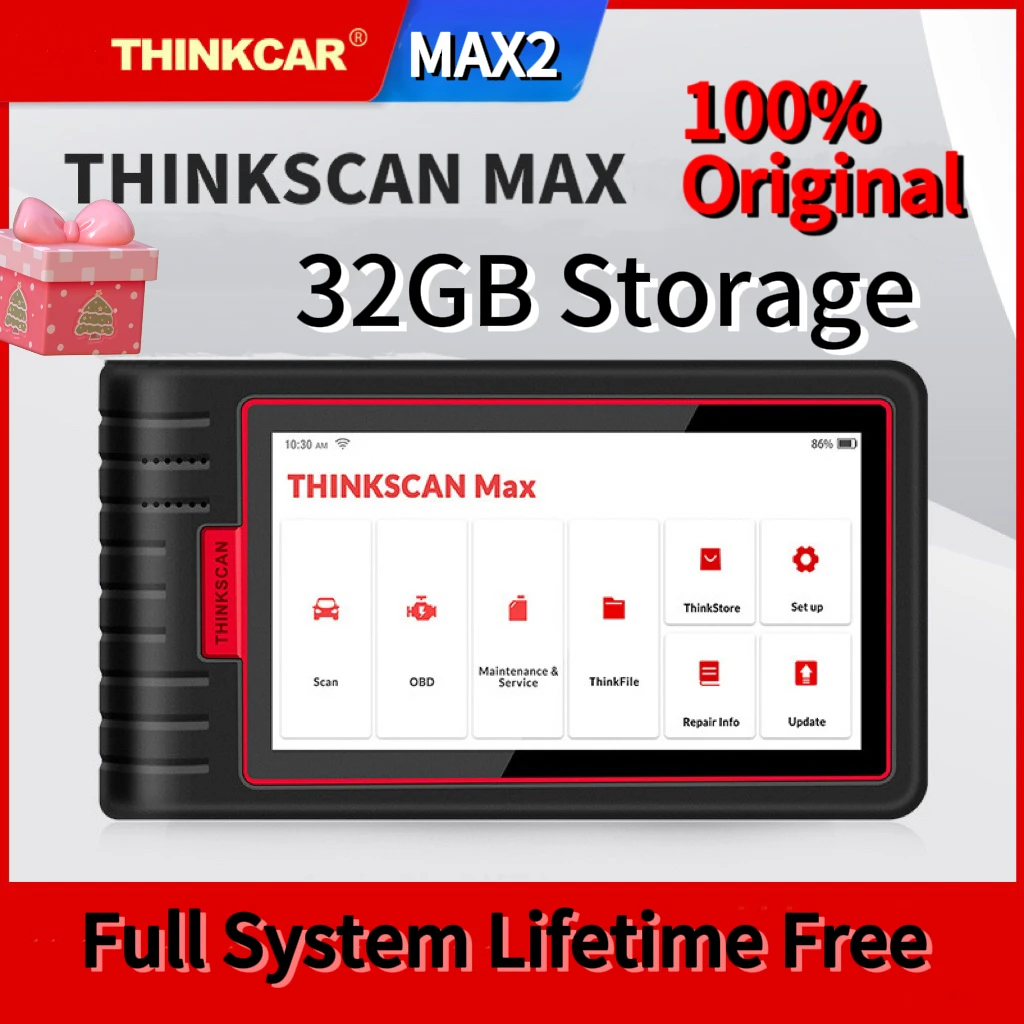 Thinkscan max car fault detector bluetooth connection OBD maintenance zero decoder X431