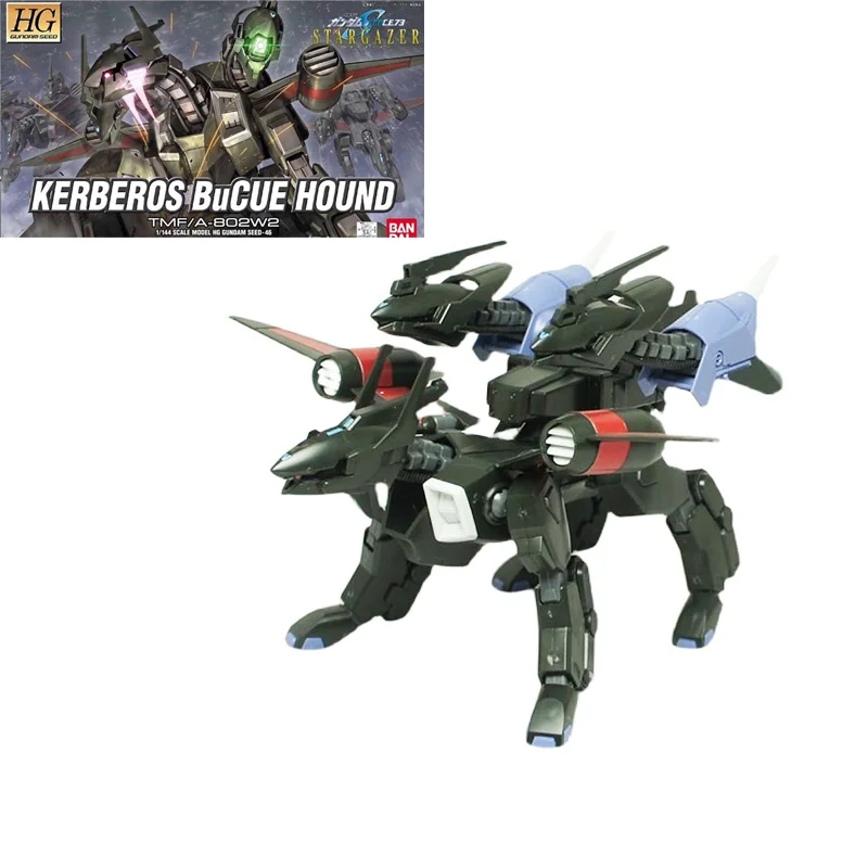 Bandai Original 1/144 HG SEED Kerberos BuCUE Hound TMF/A-802W2 GUNDAM Gunpla Anime Action Figure Assembly Model For Children