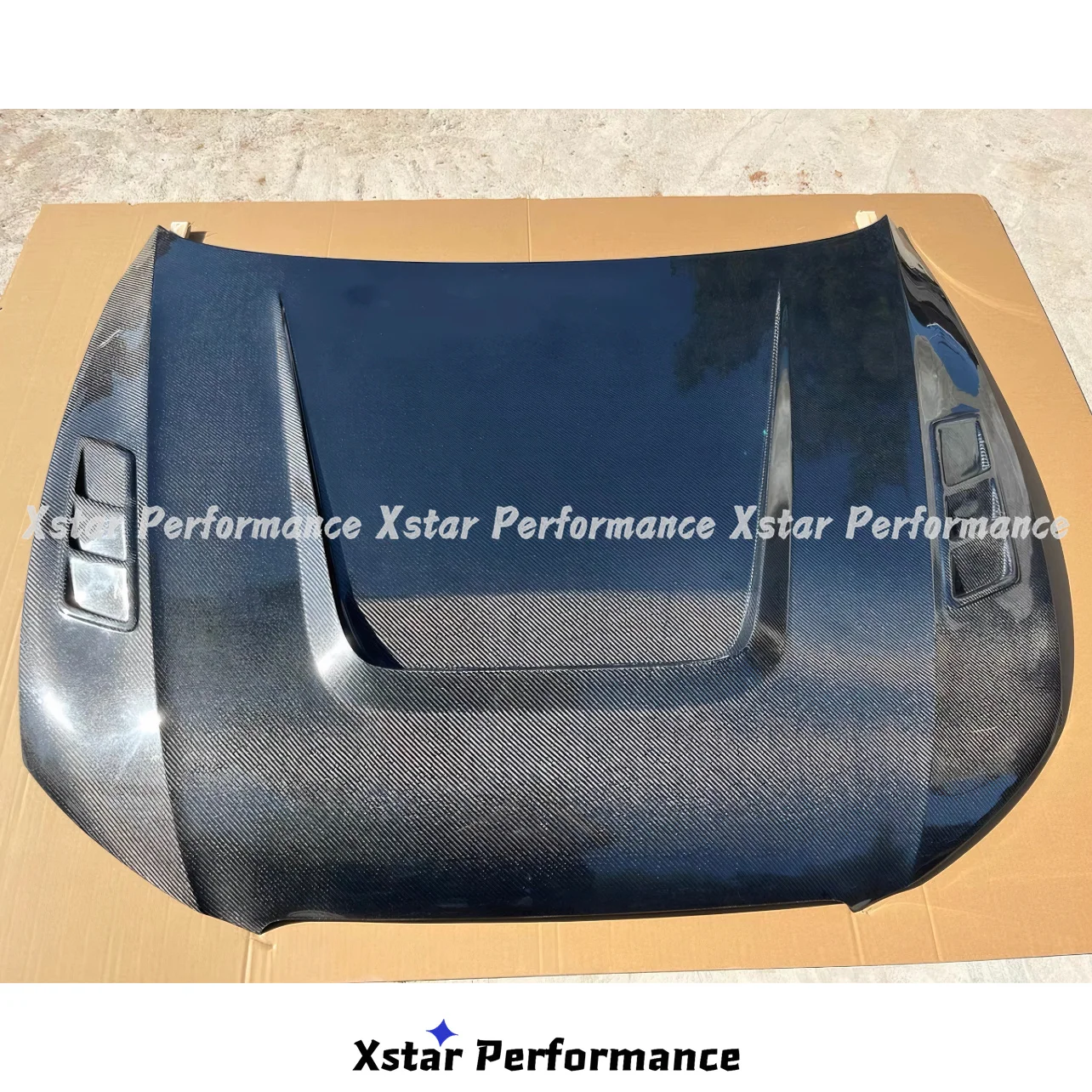 Xstar Performance Vent Style Carbon Fiber Hood Bonnet For Audi A5 B8 2009-2012