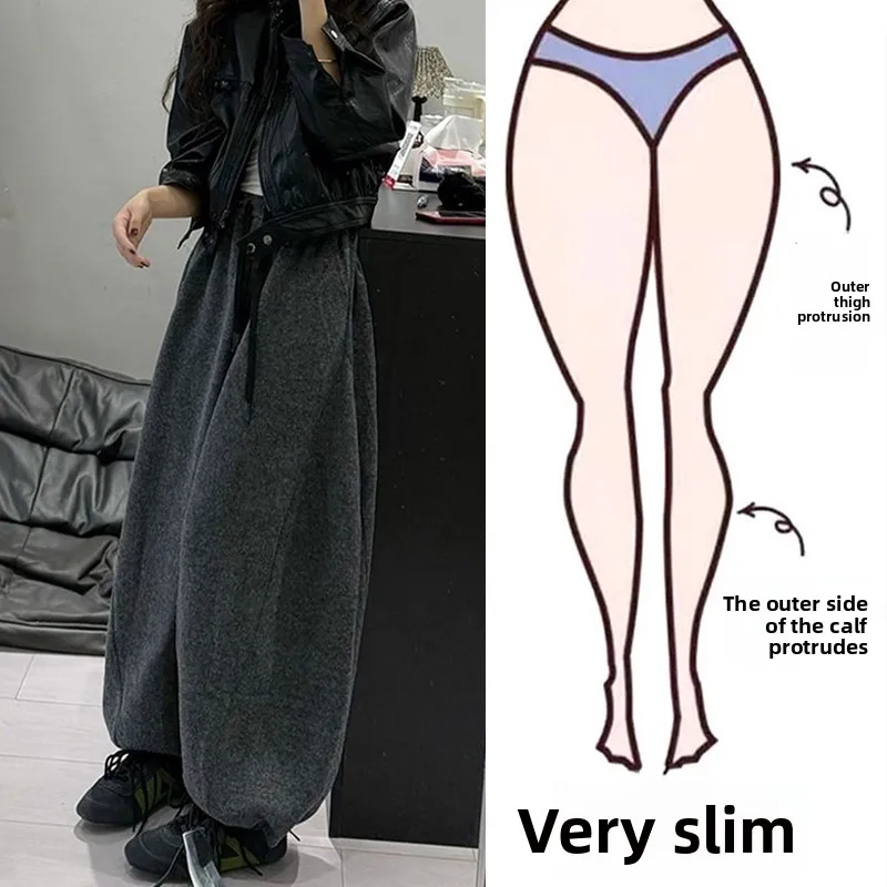 

Spring 2026 plus Size Women's Casual Pants High Waist Loose Fit Conceal Meat Slimming Versatile Comfortable Warmth Function