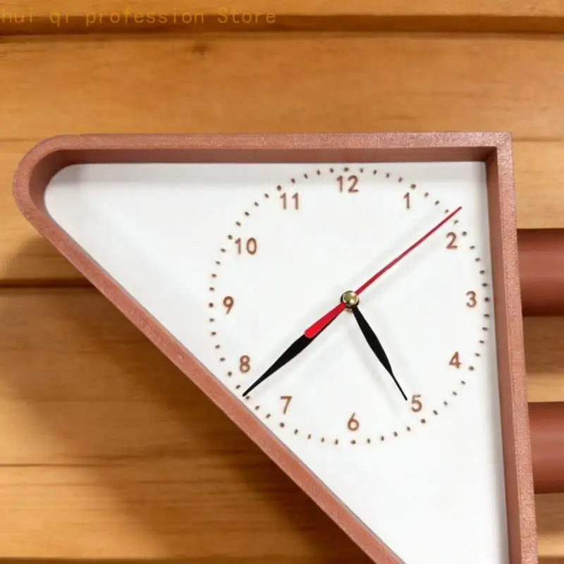 Dekorative seitlich montierte Wanduhr, doppelseitige Vintage-inspirierte Zeitanzeige für Durchgänge, Bars und Cafés H8WE – Detail 8