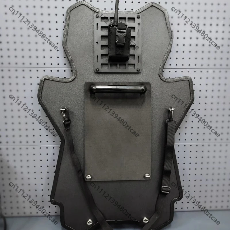 18-Joint Bulletproof Cat Shield U-Shaped Riot Shield Wargame Cosplay Prop Tactical Training Equipment Model view 4