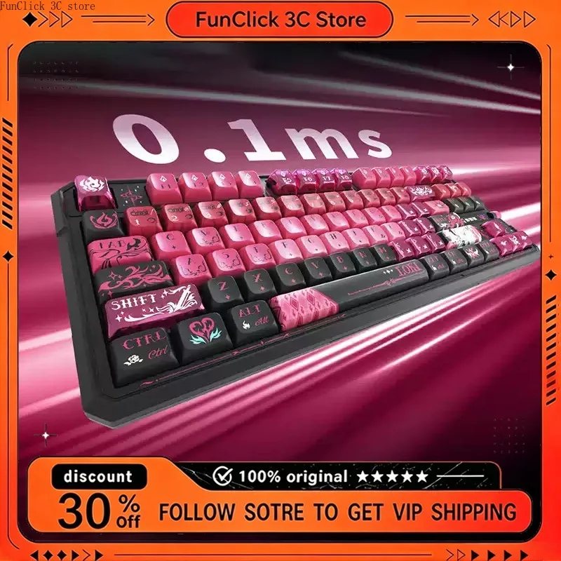 VALKYRIE VK87 MAX V2 Mechanical keyboard Triple-Mode wireless Double 8K response rate Hot-swappable E-sports gaming keyboard
