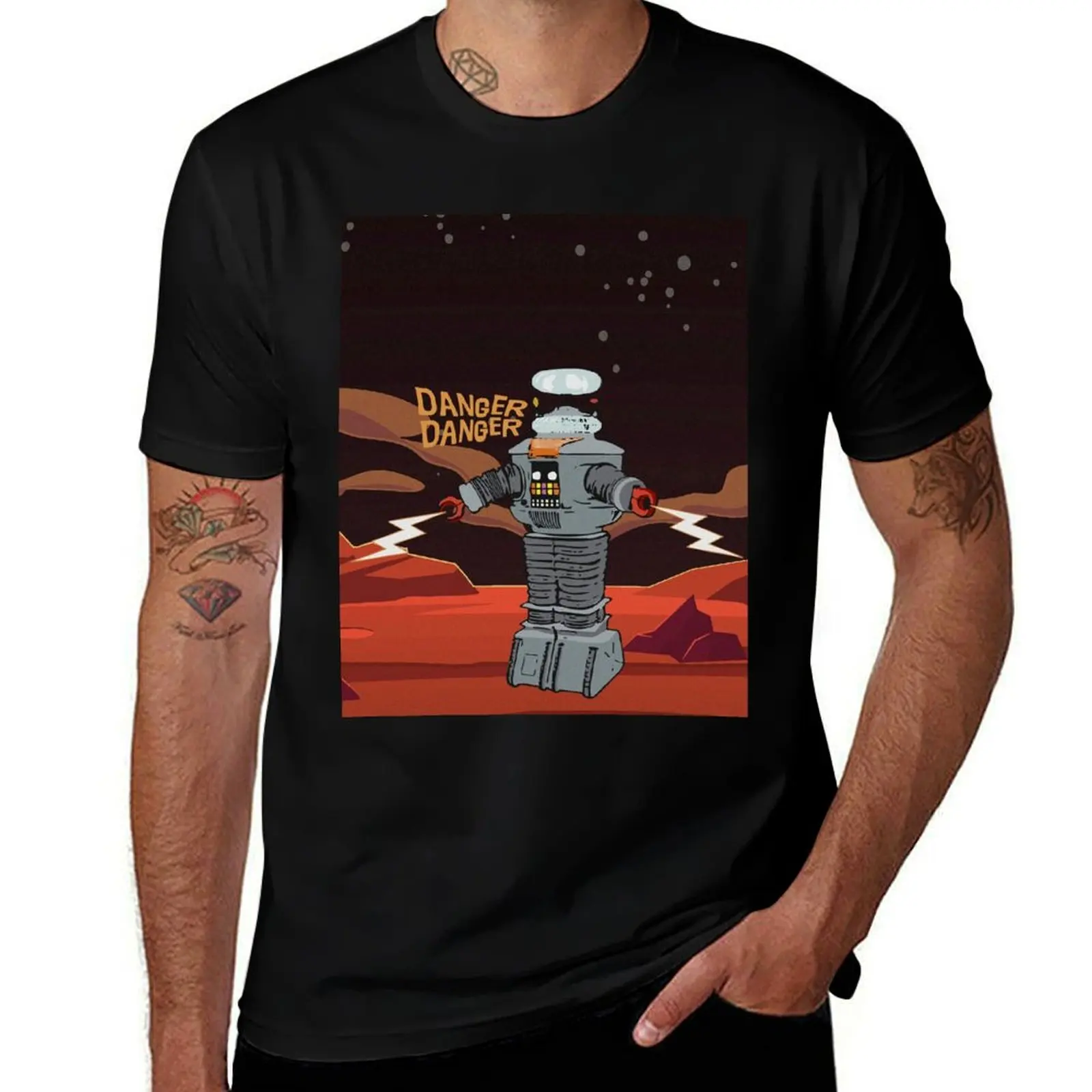 

B9 Robot - Lost In Space T-Shirt Breathable Mesh Panel T-Shirt