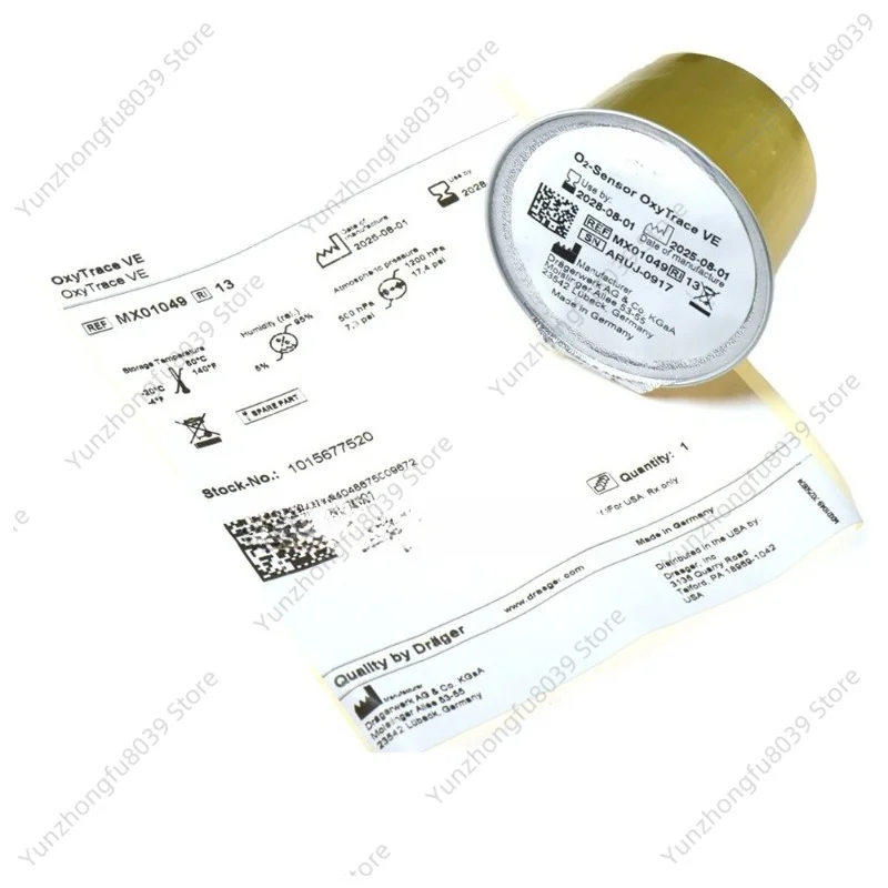 For Respiratory Anesthesia Machine Evita2/4/Fabius Oxygen Battery 6850645/MX01049 Oxygen Sensor