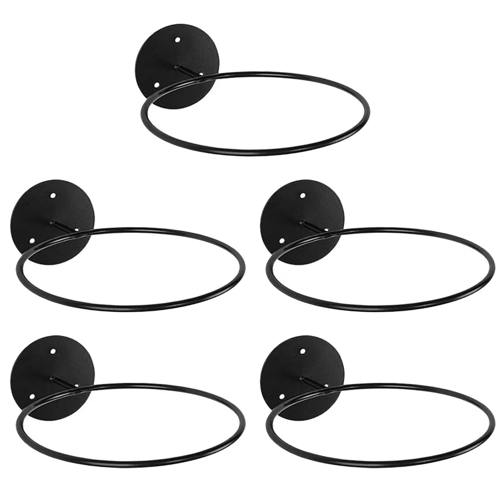 

5 Pcs Basketball Storage Rack Sports Wall Holder Mounted Soccer Balls Football Racks