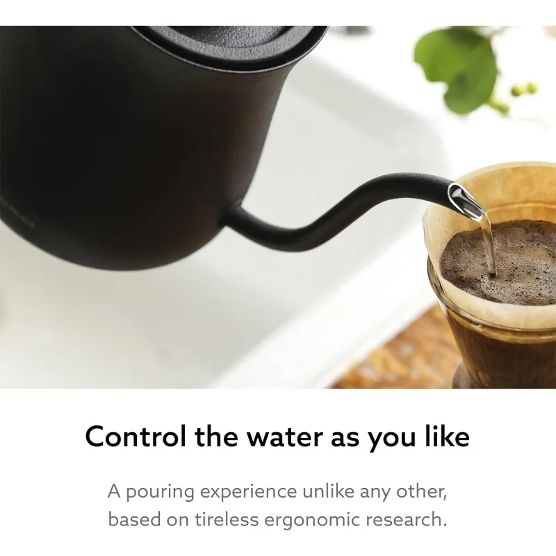 Kettle Electric Gooseneck Kettle  Lightweight | Stainless Steel  0.6L (20fl oz) Capacity Neon Light Indicator Perfect