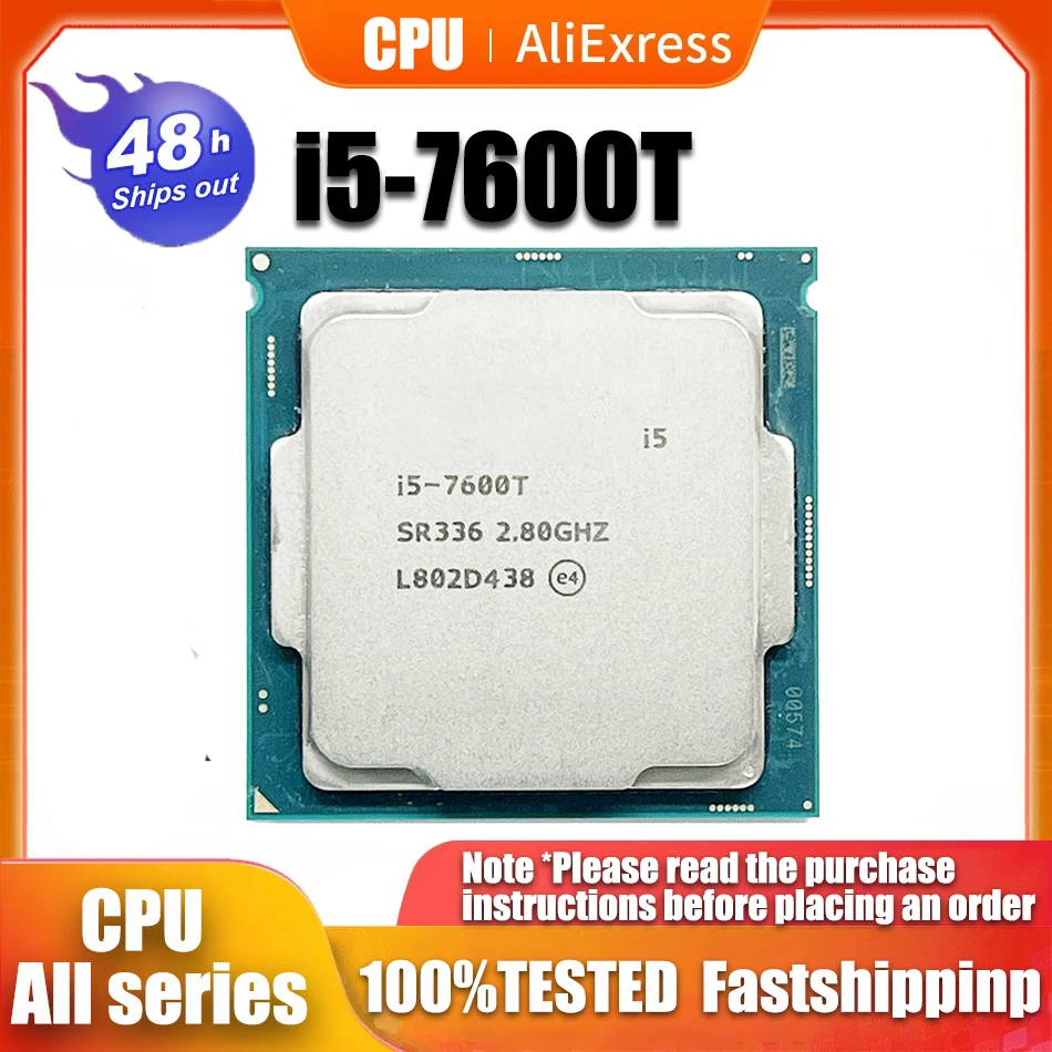 

Used Core i5-7600T i5 7600T 2.8 GHz Quad-Core Quad-Thread CPU Processor 6M 35W LGA 1151