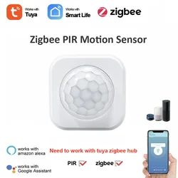 ONENUO Zigbee Human PIR Motion Sensor Detector Security Smart Life Tuya Zigbee Movement PIR Detector Needs Zigbee Gateway/Hub