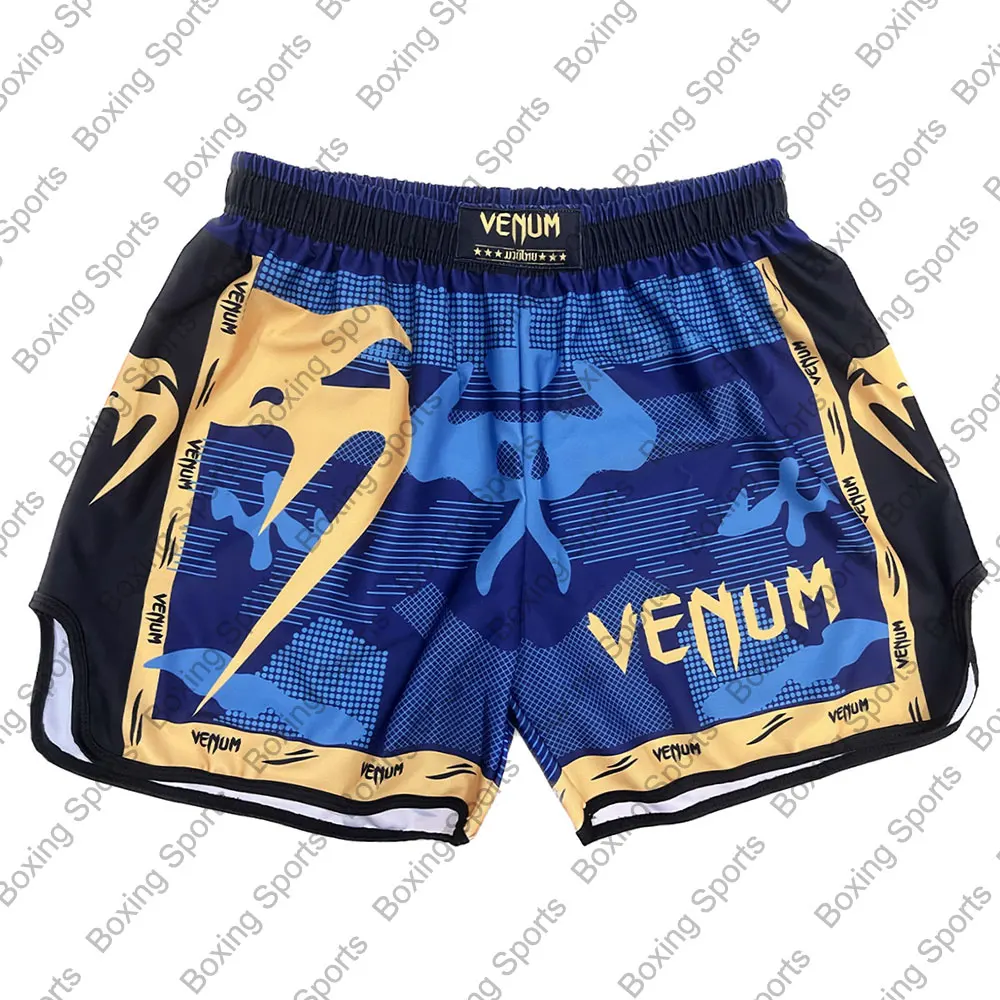 

MMA Boxing Shorts Men's Quick Drying Comprehensive training Thai Boxing trunks Printed Sports Gym Short Pants