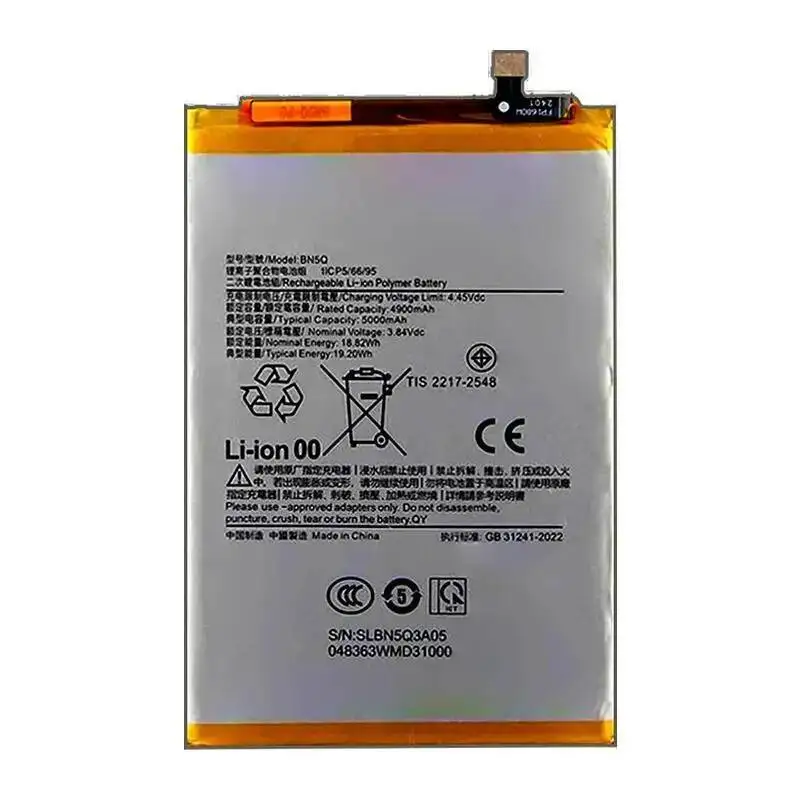 BN5Q لشاومي Redmi 13C Poco M6 5G C65 جودة عالية شحن سريع بطارية الهاتف المحمول 5000Mah #3