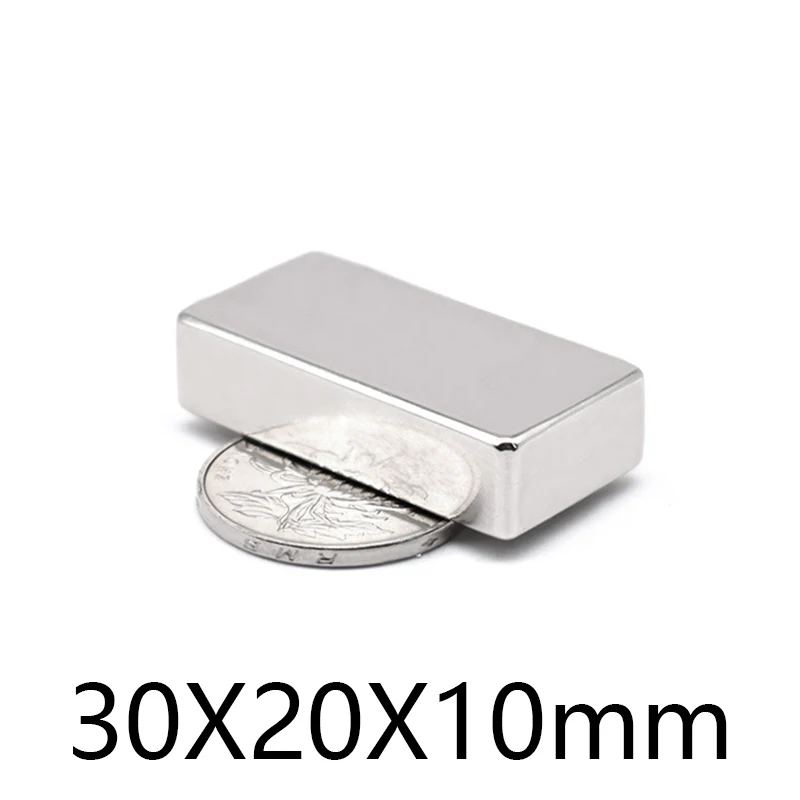 1-30pcs 30x20x10mm Small square Fridge Magnets N35 Neodymium magnetic 30*20*10mm block rare earth Magnet Powerful 30*20*10mm