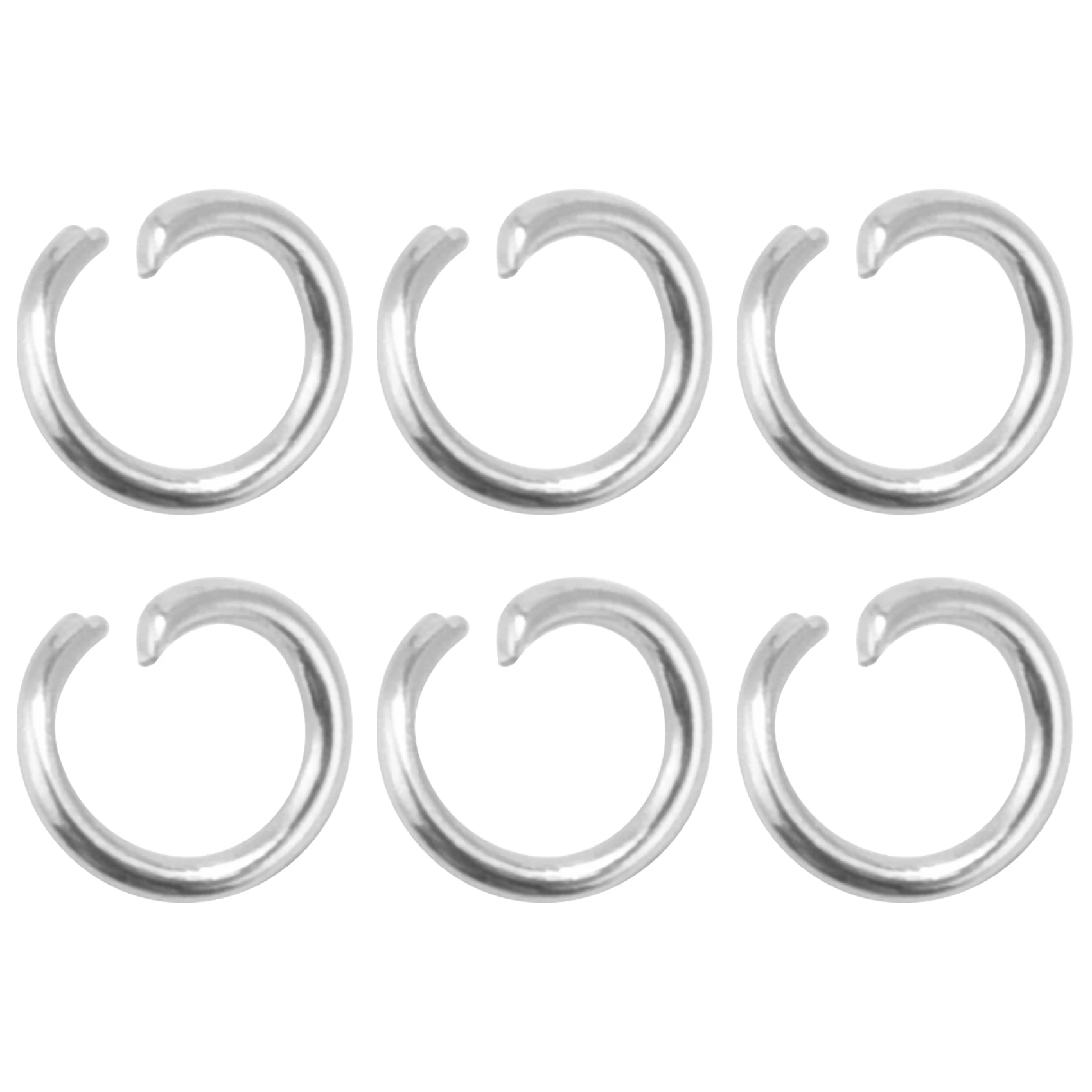 500-Piece Open Jump Rings for Jewelry Making, 4mm,