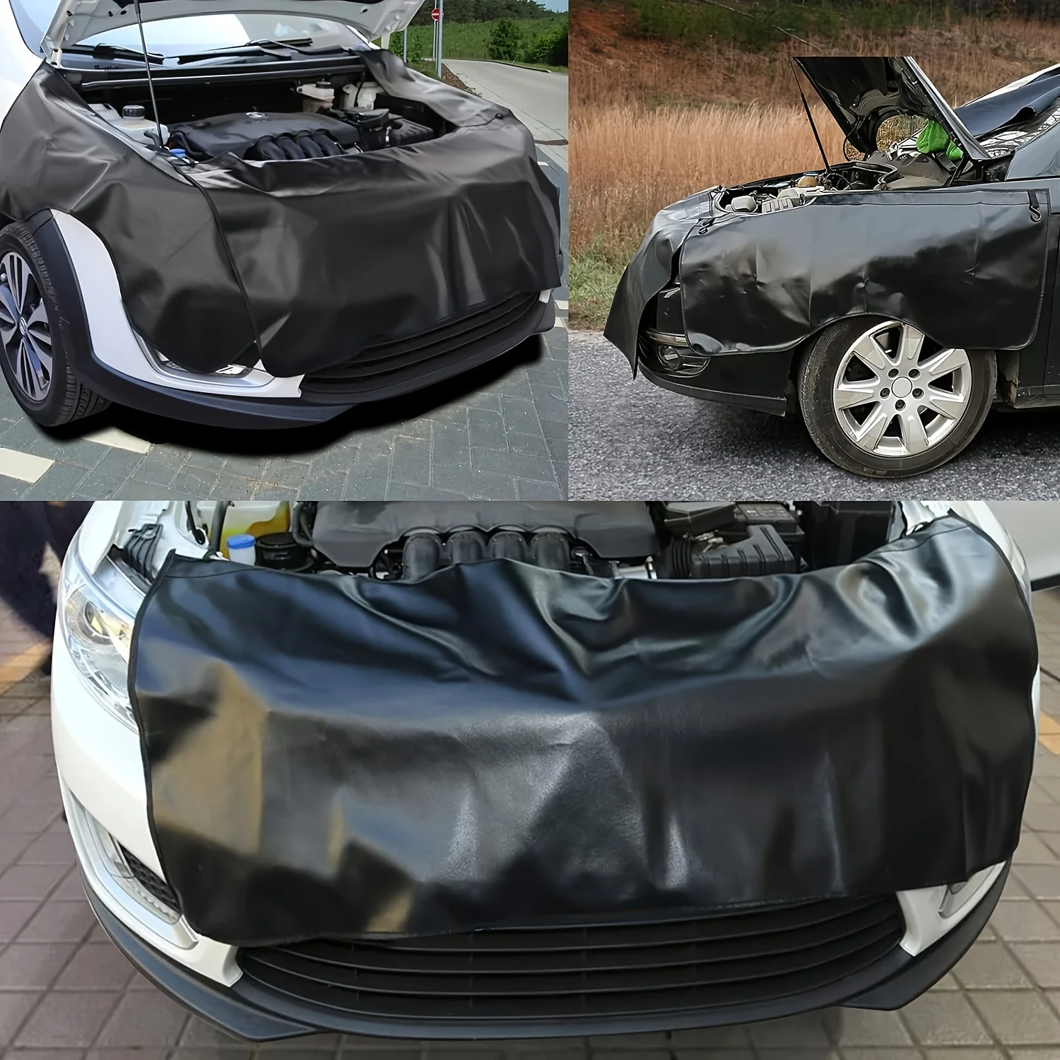

Magnetic Fender Cover Protector for Auto Repair， Durable Waterproof Mat Pad to Guard Car Paint from Scratches & Dirt