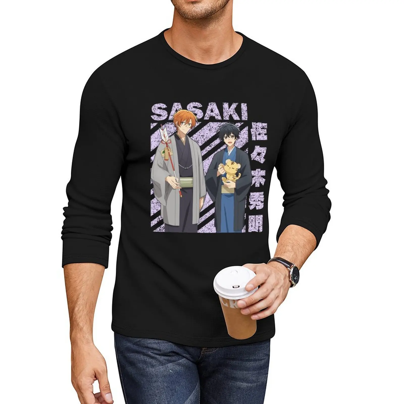 

Sasaki Shuum and Miyano Yoshikazu - Sasaki to Miyano - Sasaki and Miyano Long T-Shirt sweat shirt slim fit t shirts for men