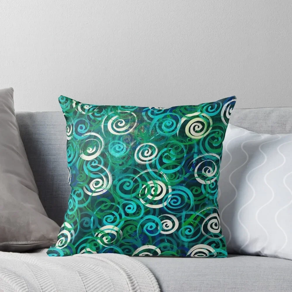 

Swirl 3 Kira Throw Pillow ornamental pillows Cushions Cover pillow