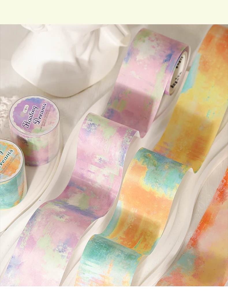 Journal GO 4cmx2m Dekoratives Journaling Washi Tape Schwebende Welt Malerei Traum Fotoalbum Planer DIY Scrapbooking Aufkleber – Detail 6