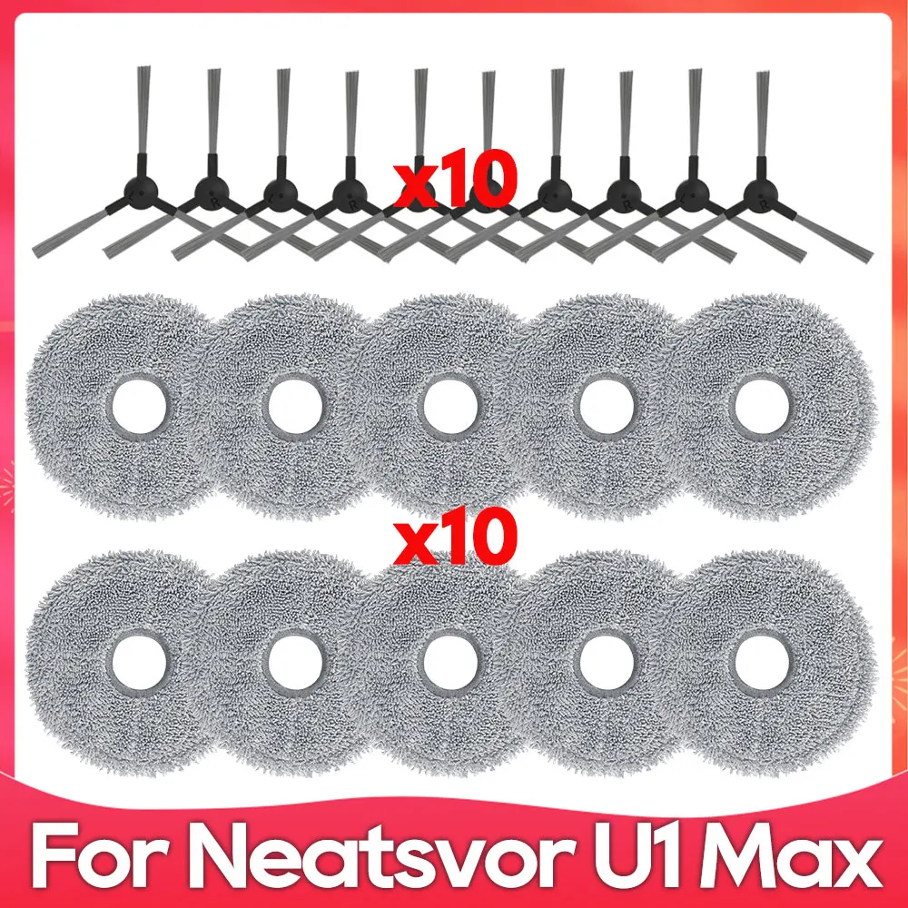 Compatible For ( Neatsvor U1Max ) Side Brush Mop Cloth Robot Vacuum Cleaner Accessory Part