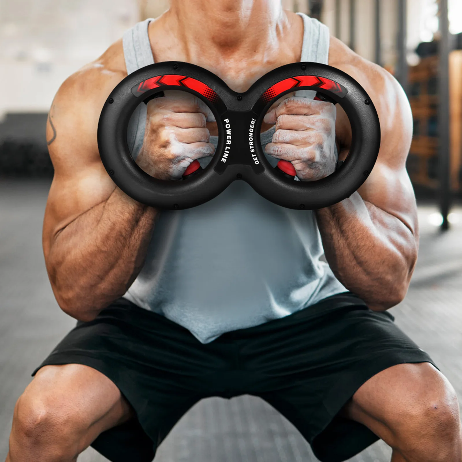 

Wrist Strength Effective Muscle Training Device Arm Workout Equipment Trainer Hand Grip Strengthener Strengtheners Athlete Red