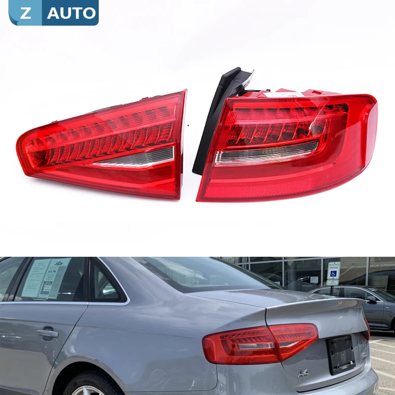 Led Rear tail light For Audi A4 B9 2013-2016 Tail Stop Brake Light Car Accessories Rear turn signal lamp 8K5945095AD 8K5945094AD