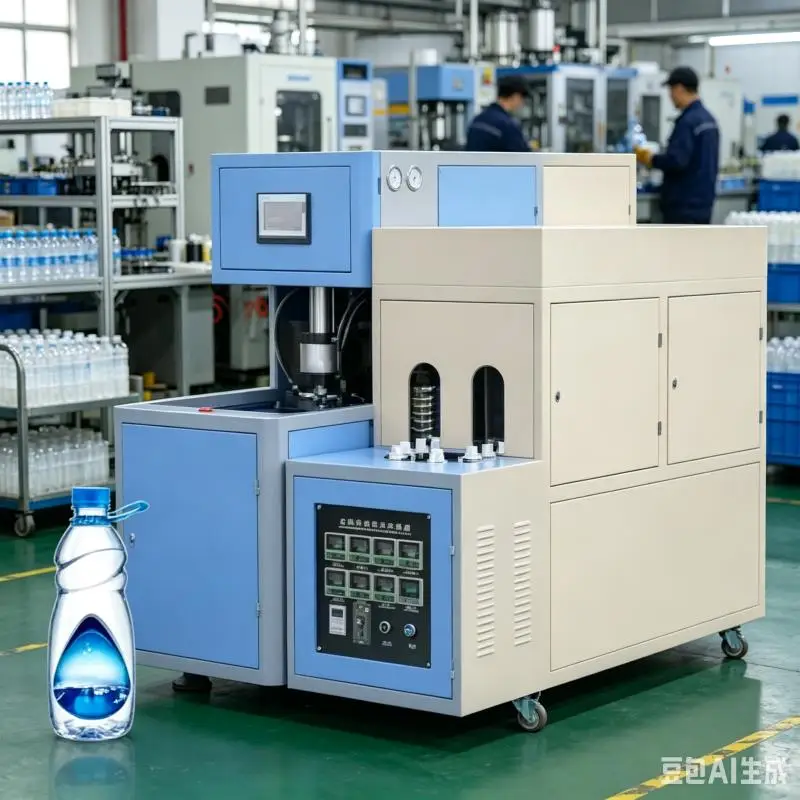 Small Manual Preform Feed Plastic Pet Glass Perfume Bottle Make Machine Blow Molding Machine Price Customized
