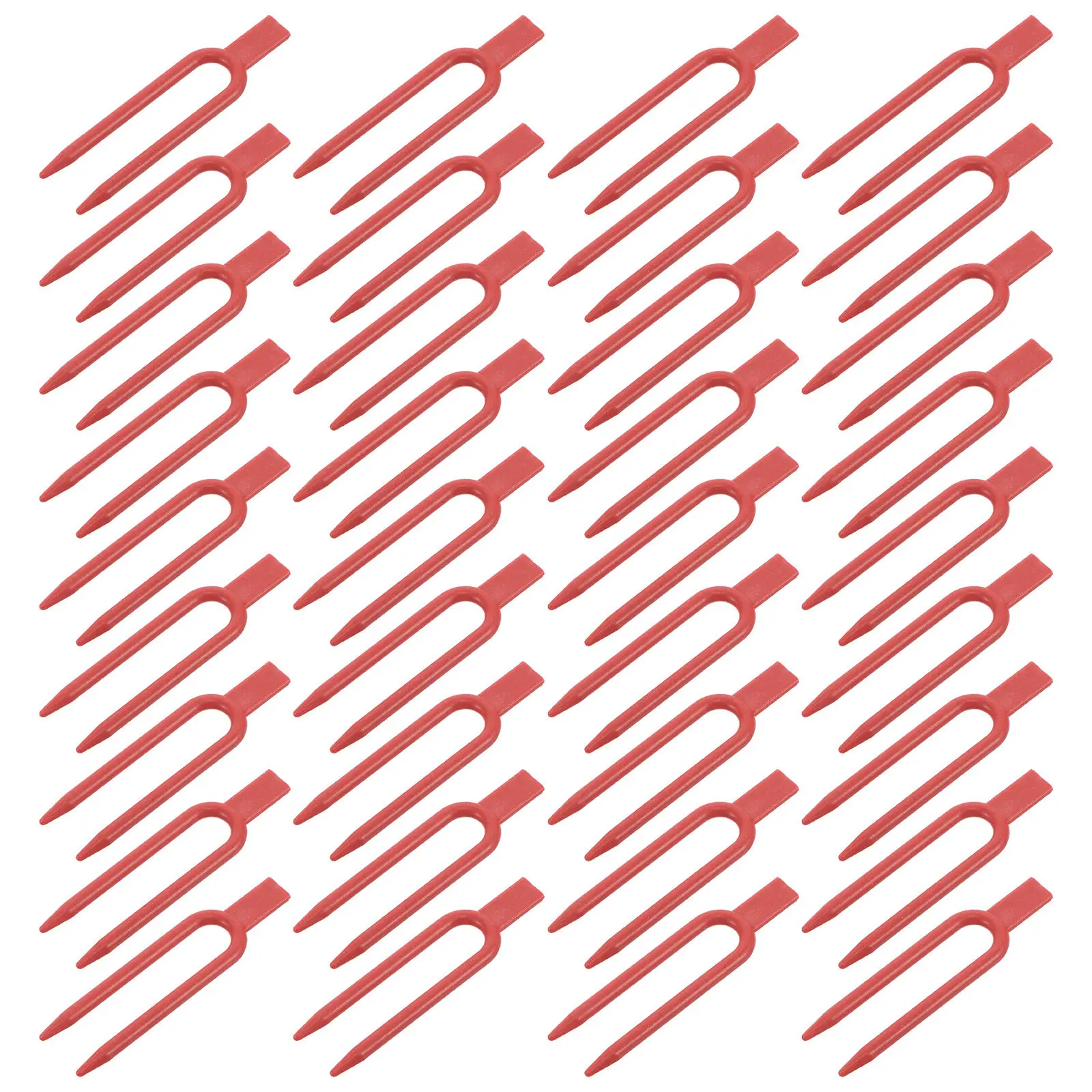 100Pcs Plant Vine Forks Plastic Gardening Clips for Strawberries Tomatoes Cucumbers Vine Fasteners Trellis Support Clips Outdoor