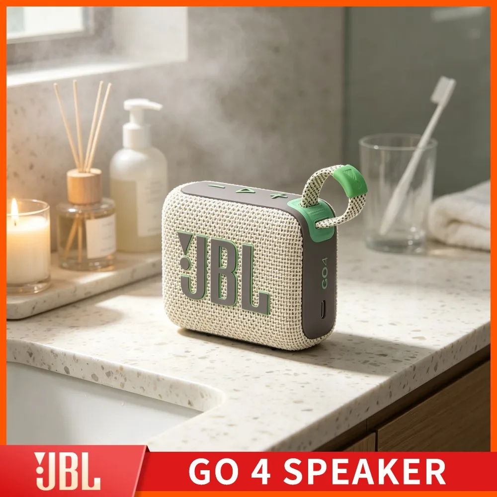 Cliff Farm Solid Tone JBL GO4 Wireless Speaker RGB Handsfree IP67 Waterproof Seaside Lawn Bass For Cell Laptop Pad