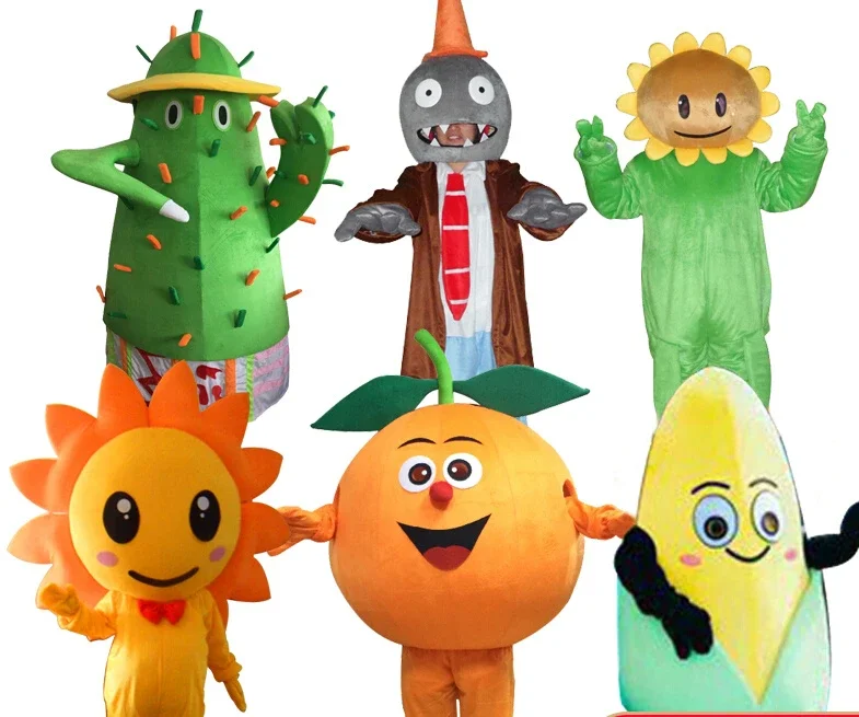 

Navel Orange Mascot Sunflower Plant Corn Cactus Fruit Costume Cosplay Party Carnival Halloween Christmas Easter Adult