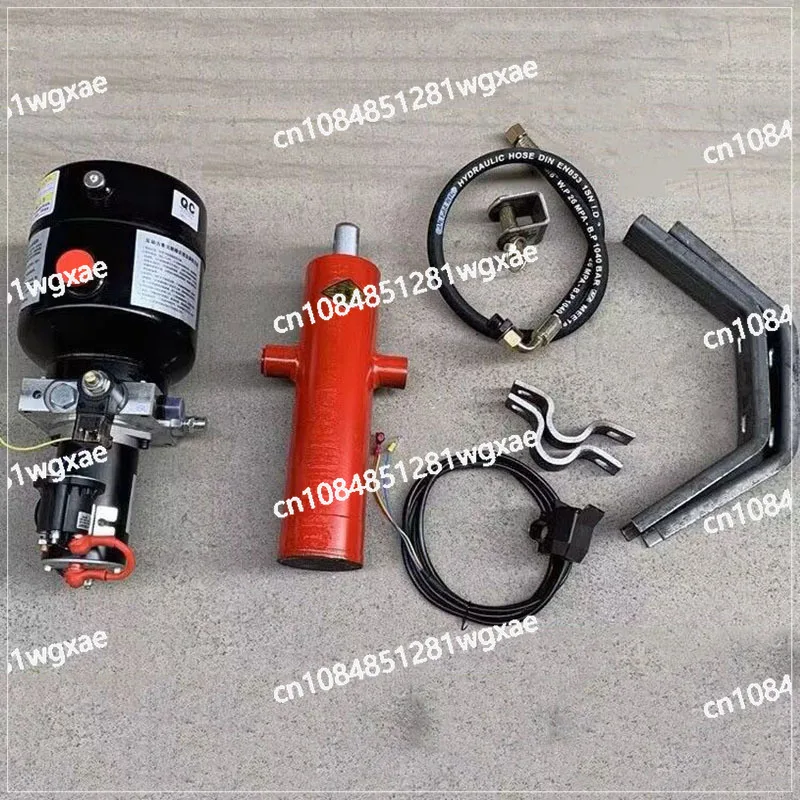 

Electric Tricycle Hydraulic Dump Kit Electronically Controlled Lift 12V/24V/48V/60V/72V Dump Hydraulic Modification Parts