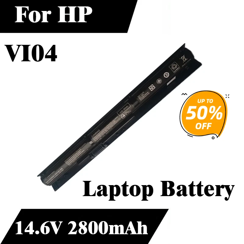 

Аккумулятор для ноутбука VI04 14,6 В 2800 мАч для HP Probook 440 455 445 450 G2 HSTNN-UB6K HSTNN-PB6I TPN-Q140 HSTNN-LB6K, новое высокое качество