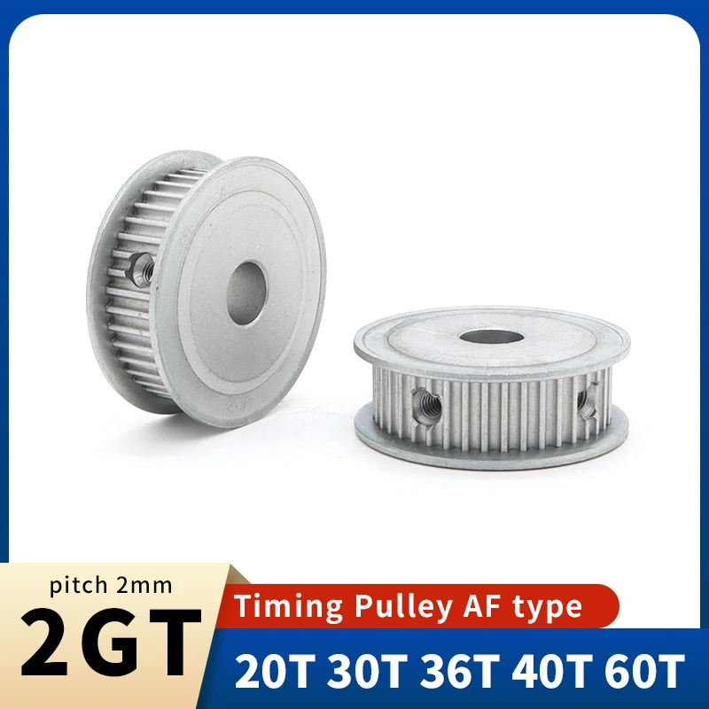 2GT Pulley 20T 30T 36T 40T 60T GT2 Synchronous Wheel 20teeth 30teeth 36teeth 40teeth 60teeth GT2 Pulley 6mm 10mm 2GT Belt Pulley