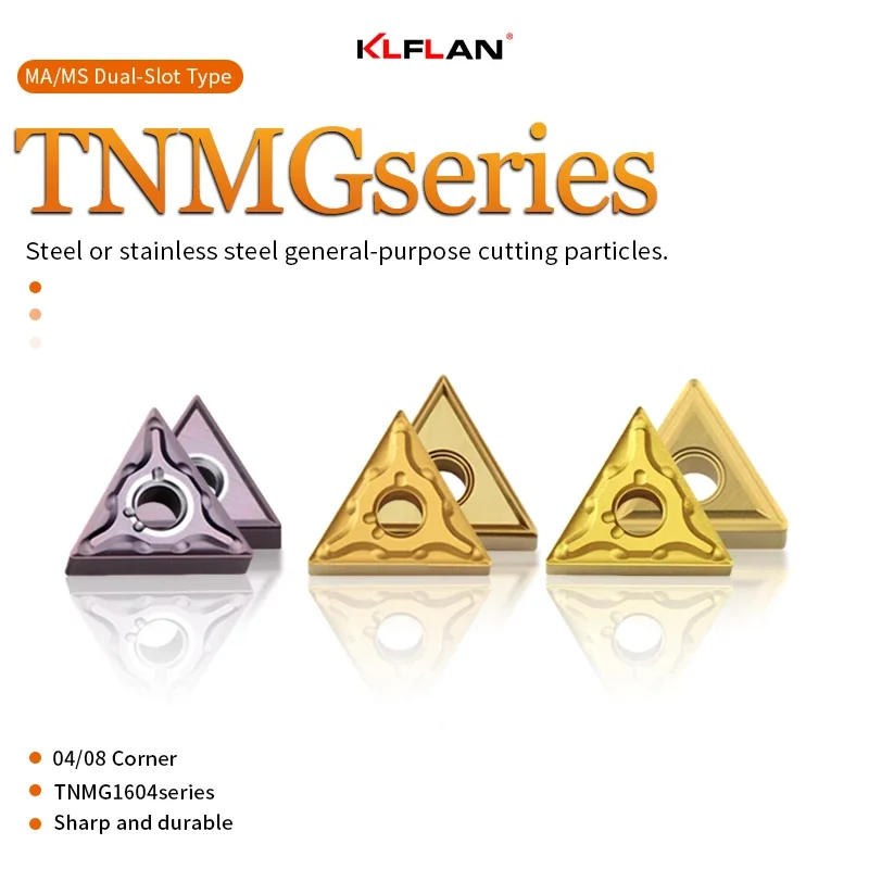 

Triangular External Turning CNC Lathe Insert TNMG160404 TNMG160408 TNMG220404 TNMG220408 For Machining Steel And Stainless Steel