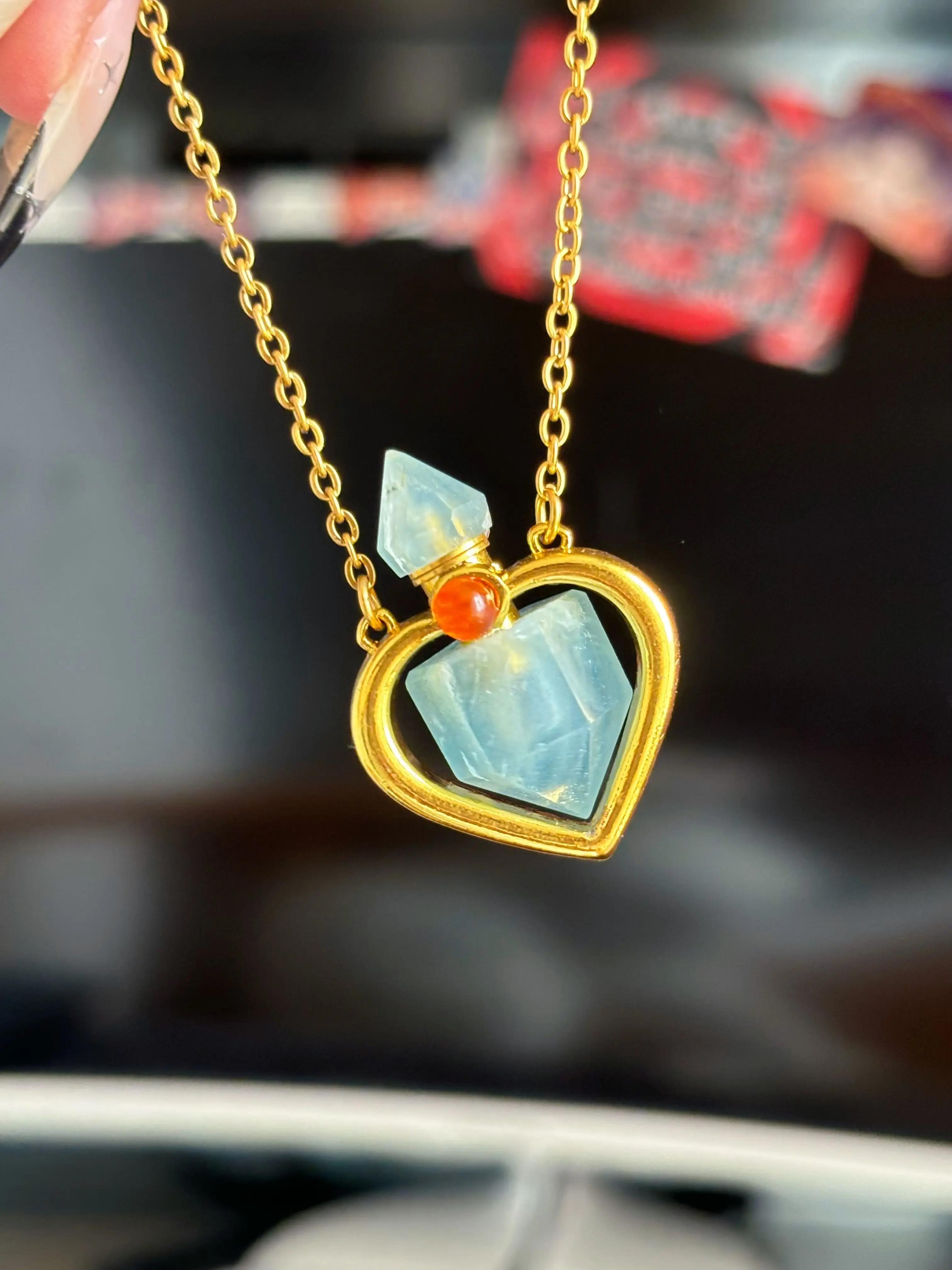 Anime Ace Attorney Phoenix Wright Dahlia Hawthorne Cosplay Pendant Necklace Amulet Cartoon Accessories Pendants Adorn Xmas Gift