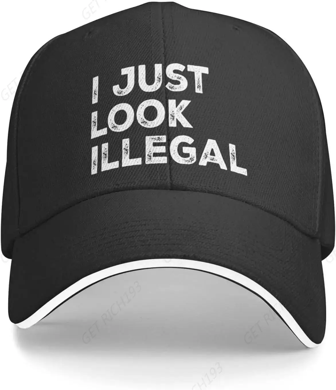 I Just Look Illegal Cap For Men Women Baseball Hats Trendy Caps One Size Outdoor Hiking Camping