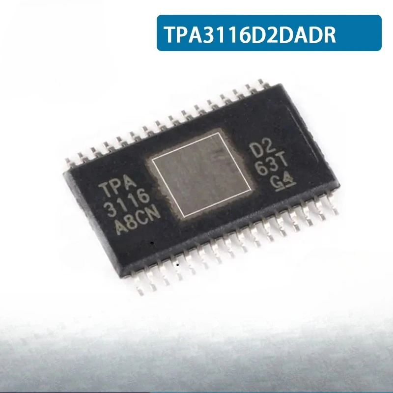 

10 шт./лот TPA3116D2DADR TPA3116D2 TPA3116HTSSOP32D Стерео 50 Вт, моно, 100 Вт, напряжение источника питания от 4,5 до 26 В
