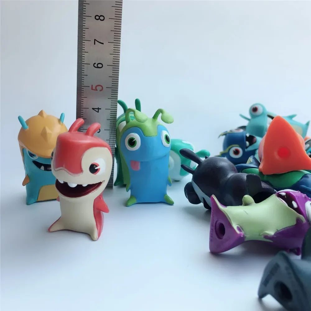 10pcs/set Slugterra Cartoon Anime Figure PVC Slugterra Model Limited Collection Toy Christmas Gift