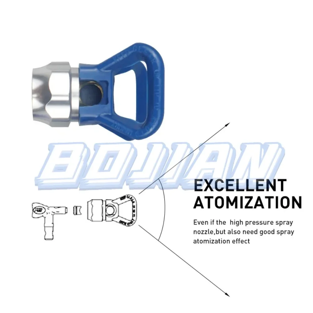 Ugello con punta a spruzzo Airless modello di dimensioni ugello spruzzatore punta dell'aerografo per strumenti per pistola a spruzzo per vernice Airless Titan/Wagner 515/517/519/655