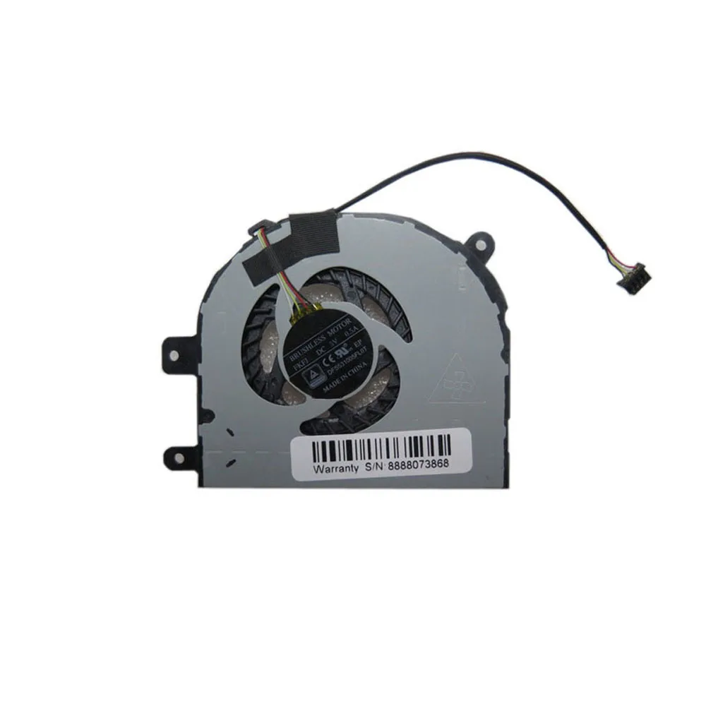 مروحة الكمبيوتر المحمول ل CLEVO N240WU N241WU N250WU N251WU N252WU DFS531005FL0T-FKFJ DC5V 0.50A 4PIN جديد