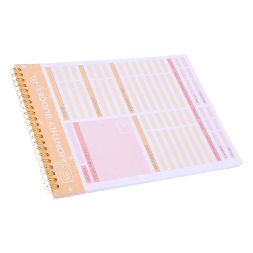 

2 PCS Coil Book Cash Spending Tracker Expense Notepad Notebook Business The Expenses Budgeting Binder Accounting Bill Journal