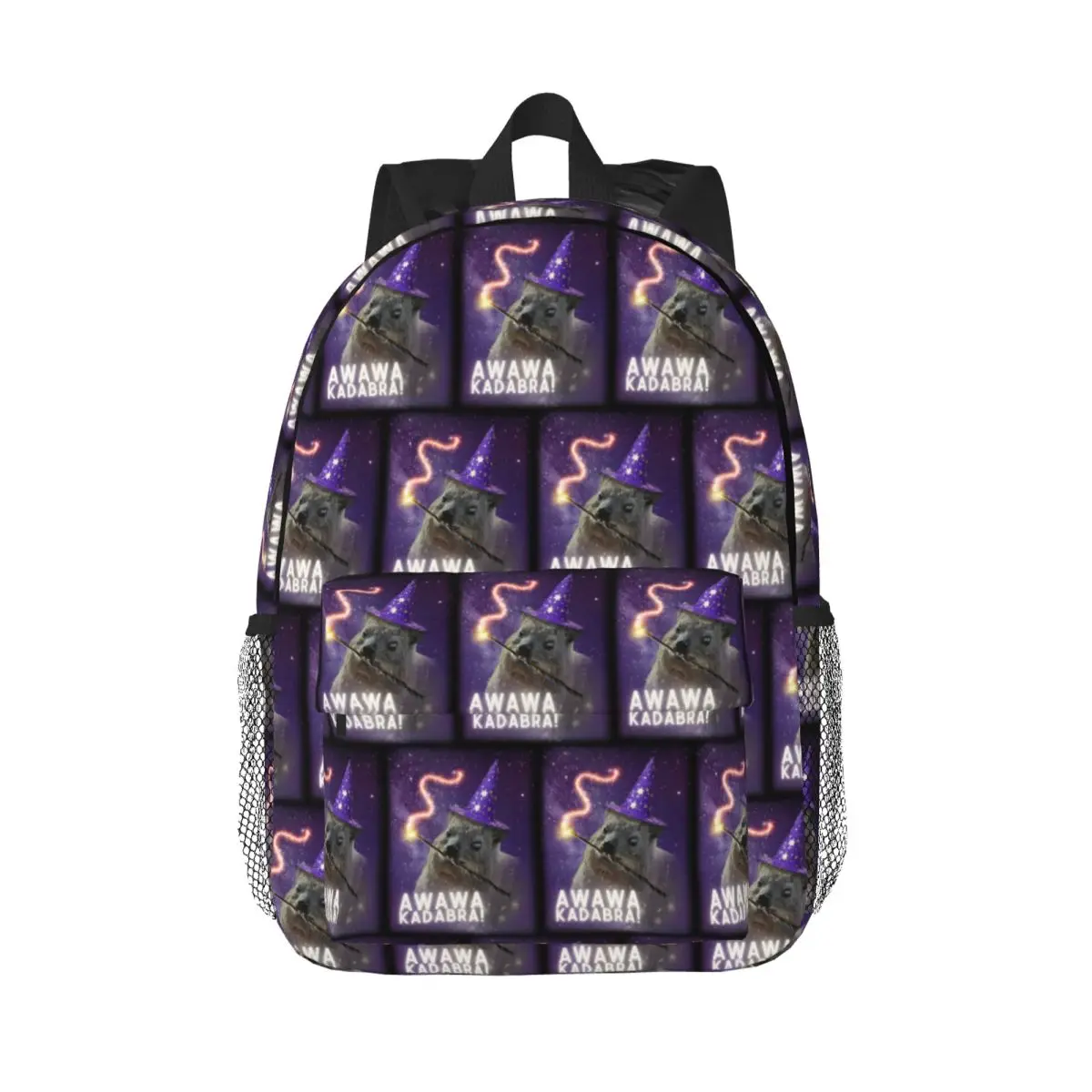 

Awawa Kadabra Rock Hyrax Wizard Backpack Hot Sale Daypack Large Capacity Boys Girls BookBag Shoulder Bag for Men Kids School Bag
