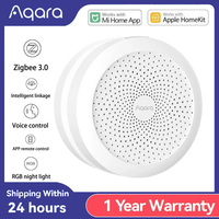 CN Version Aqara M1S Gateway E1 Hub With RGB LED Night Light ZigBee WIFI 2.4G Voice APP Remote Control For Mi home HomeKit App