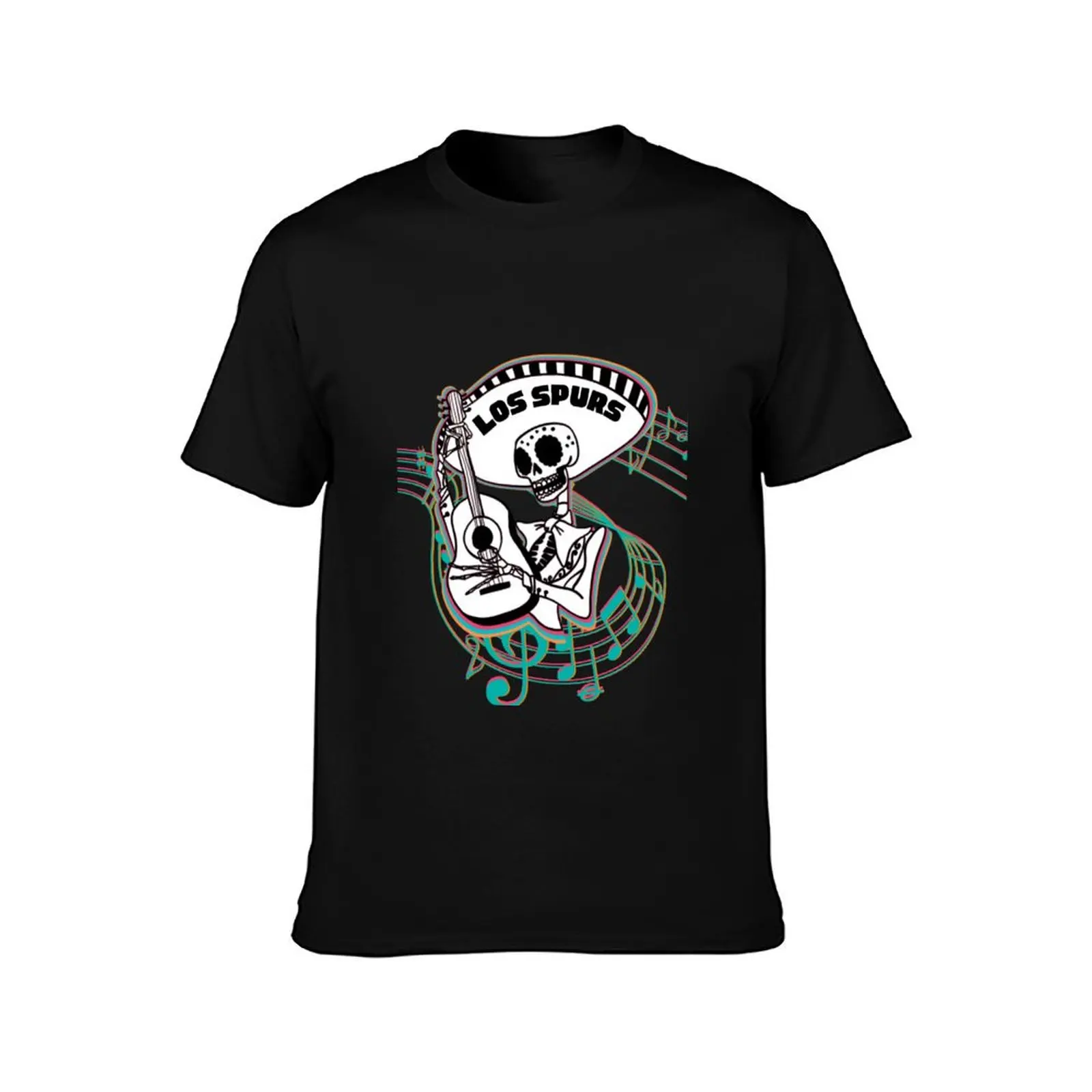 Mariachi Skull Fiesta Colorway T-Shirt Summer Casual Cotton Tee Oversized Streetwear Tops Vintage Graphic Print 100% Cotton