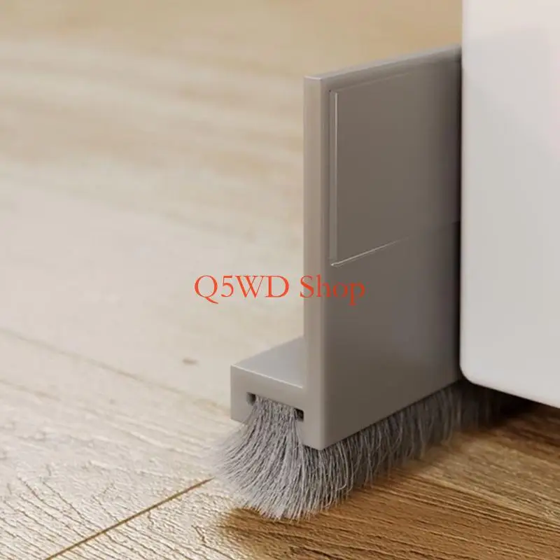 Q5WD Simple Tool Easy Installation Bottom Seal Quick Setups TPE Seal Strips for Door