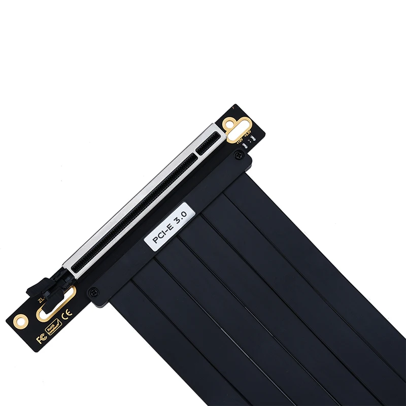 PCIE 3.0 X16 Riser Cable Video Card EMI Shielded High-Speed Flexible Extender PCI Express Adapter PCI-E Gen 3 GPU Extension Cord